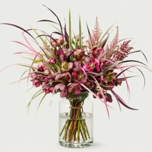 Ramo Hellebore Terciopelo Blush