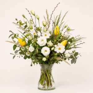 Ramo de Serenidad con Lisianthus Blanco