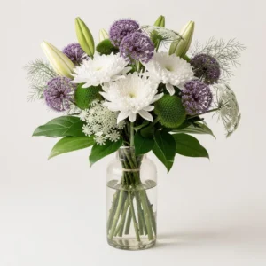 Elegante flor de Allium